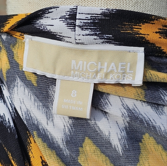 Micheal Kors chevron midi dress - Picture 9 of 10